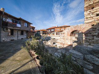 Obraz premium Panorama of The Old town of Nessebar, Bulgaria