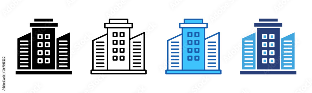 Poster Enterprise icon sheet multiple style collection