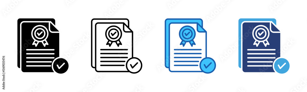 Poster Guarantee icon sheet multiple style collection