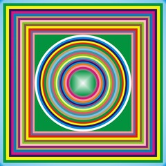 abstract background with colorful circles