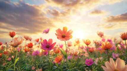 Obraz premium flowers in the field