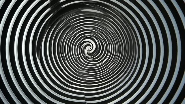 Frames A black-and-white spiral circle pattern creating an illus s-high-contrast-cool, a-2, 32262456