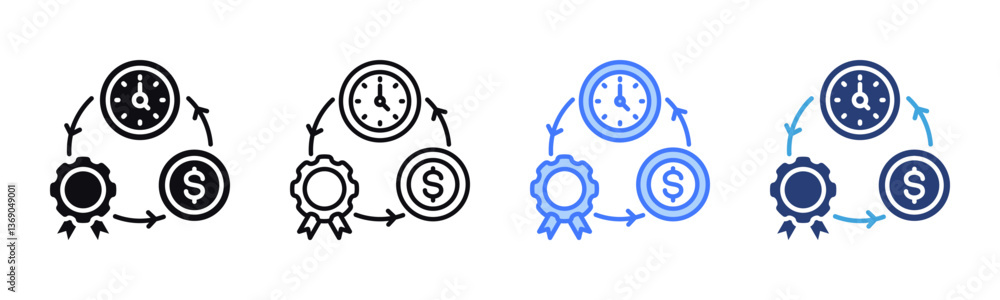 Poster Cost Effective icon sheet multiple style collection