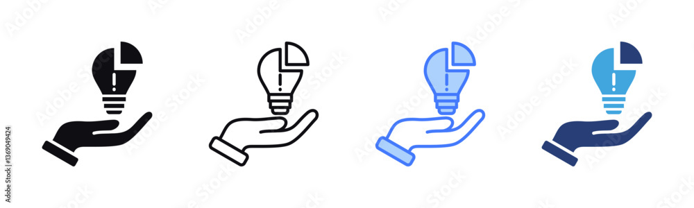 Poster Problem Solving icon sheet multiple style collection