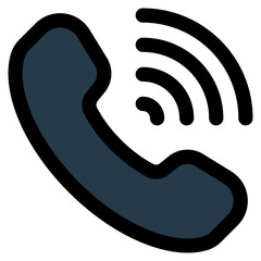 Phone Call Icon Element For Design