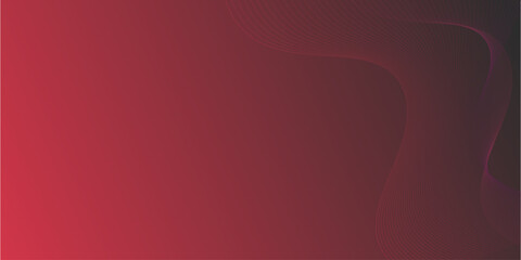 Red gradient background with wavy lines, darkening to black toward the upper right. The background is minimal and modern.