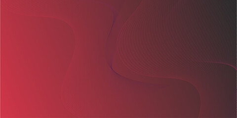 Abstract background featuring a gradient of red to dark purple. Wavy lines create a sense of depth.
