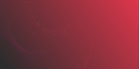 Background image with a red gradient and waving lines. The wave pattern is on the left, fading with the color gradient on the right.