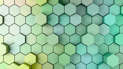 abstract background with hexagons
