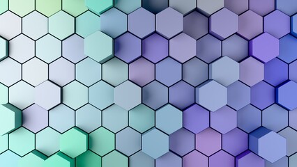 abstract background with hexagons