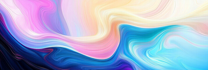 Obraz premium horizontal colorful abstract wave background with midnight blue, light gray and moderate violet colors. can be used as texture, background or wallpaper 