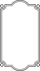 Elegant Ornate Frame Outline