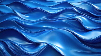 Abstract digital wavy blue surface background