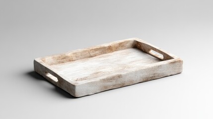 Fototapeta premium Light-Beige Wooden Serving Tray