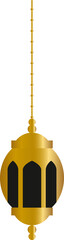 Golden Hanging Lantern Eid Ramadan Islamic Decoration