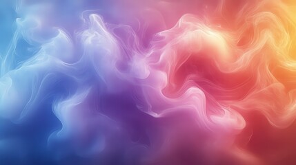 Fototapeta premium Colorful Abstract Background with Swirling Smoke Effects