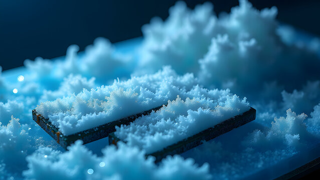 Frozen RAM reveals sensitive data crystallized in icy patterns, but investigative techniques risk altering critical evidence.