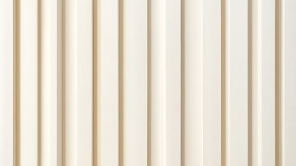 Obraz premium Elegant minimalist design featuring white vertical panel background with varying beige and cream vertical lines