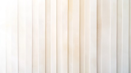 Obraz premium Elegant minimalist design featuring white vertical panel background with varying beige and cream vertical lines