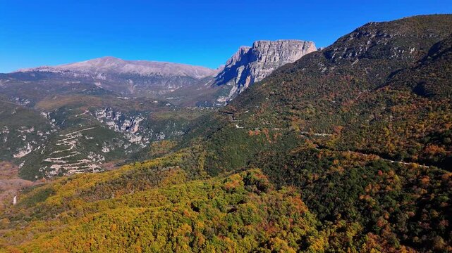 Drone shot of Vikos-Ao&ouml;s National Park
