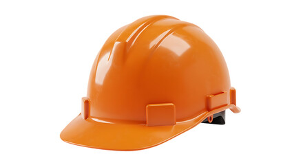 yellow hard hat on white background