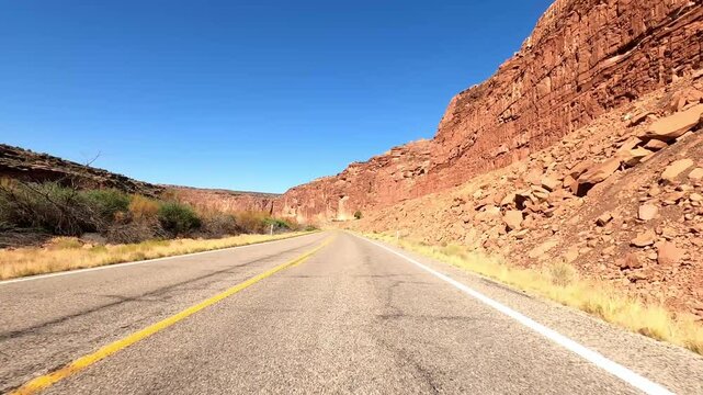 Utah Driving 1024 Potash Road Moab