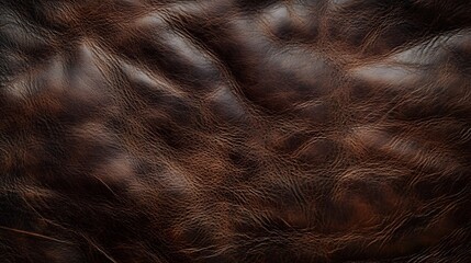 Naklejka premium Professional Dark Brown Leather Texture Background for Design Projects