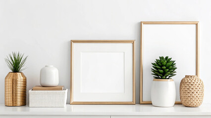 Modern Minimalist Interior Decor Mockups for Home Styling
