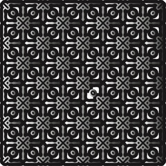 Pattern on metal. Abstract metallic background. Wallpaper with repeat pattern.