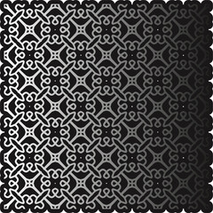 Pattern on metal. Abstract metallic background. Wallpaper with repeat pattern.