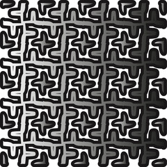 Pattern on metal. Abstract metallic background. Wallpaper with repeat pattern.