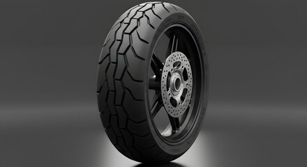 High-Quality Motorcycle Wheel and Tire with Disc Brake