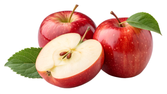 Red apple (Gala Apple) isolated 