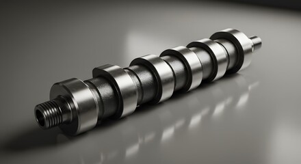 High-Performance Metallic Camshaft for Automotive Engine