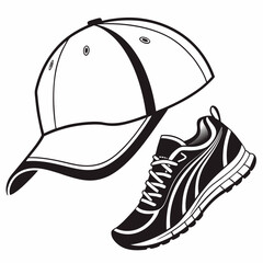 baseball cap vector illustration