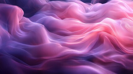 Fototapeta premium Ethereal Flowing Textures in Soft Pink and Purple Tones