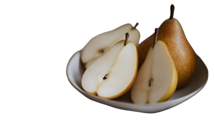 Fresh Halved and Whole Fruits on a Plate Healthy Eating Food Photography Culinary Arts Diet