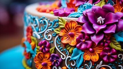 Fototapeta premium candles and flowers