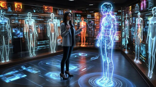 Virtual Fashion Assistant Showcases Holographic Outfits for Users Generative AI