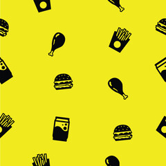 fast food seamles design