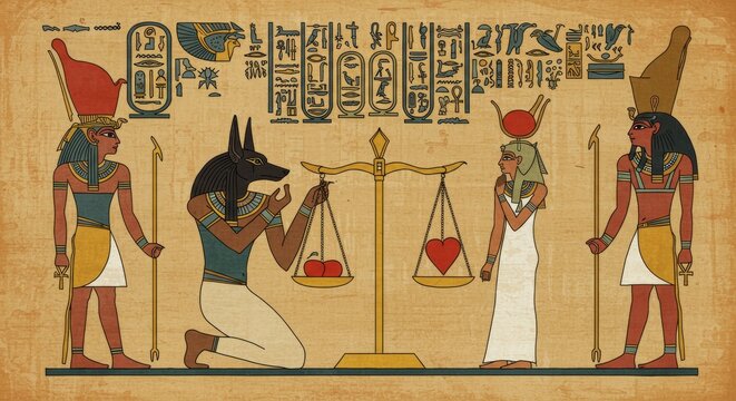 The Weighing of the Heart &ndash; Ancient Egyptian Judgment Scene