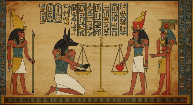 The Weighing of the Heart &ndash; Ancient Egyptian Judgment Scene