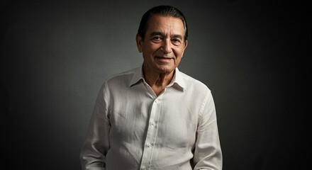 Obraz premium father sir, smiling, in the studio