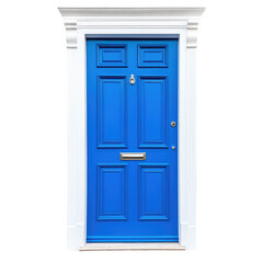 Elegant Blue Front Door