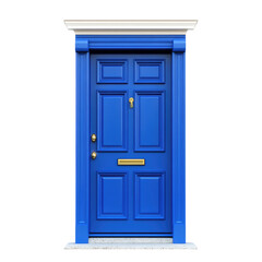 Elegant Blue Front Door