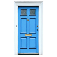 Elegant Blue Front Door