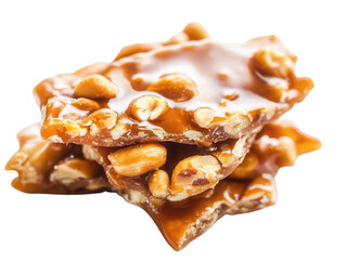 Crunchy Peanut Brittle Candy Transparent Background