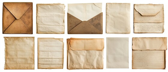 Aged Envelopes and Papers