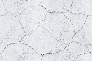 White Cracked Wall Texture Background Seamless Pattern Design