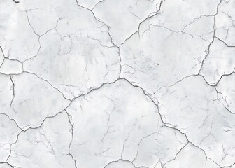 White Cracked Texture Seamless Background Image for Design Projects